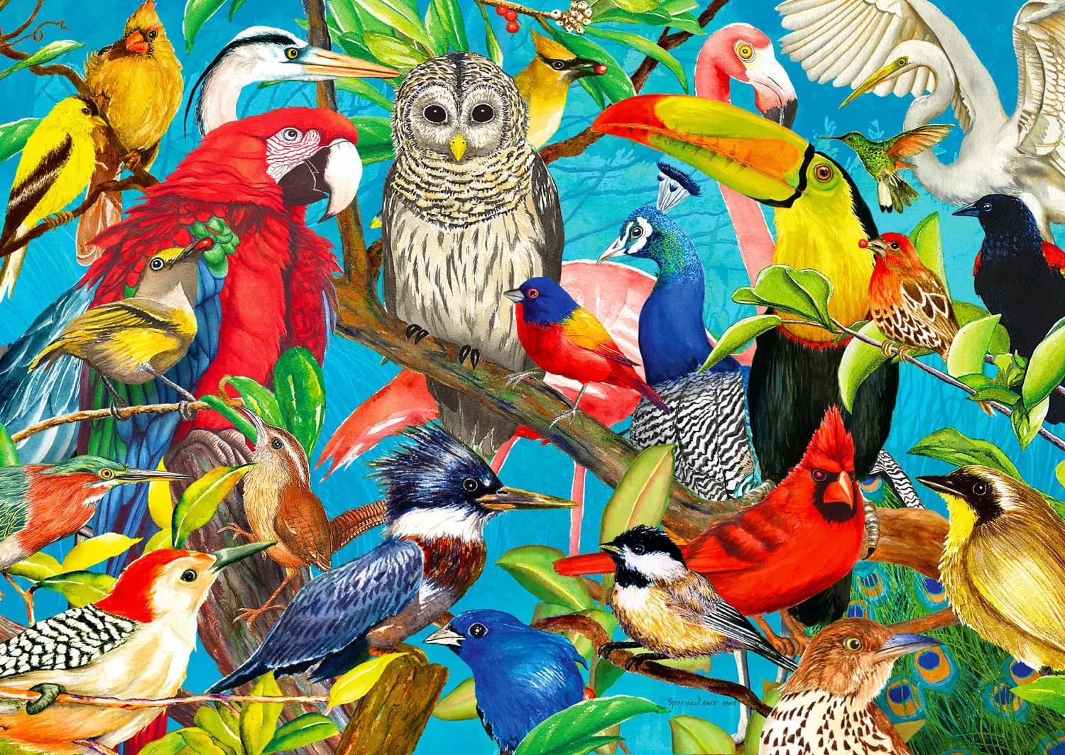Enjoy - Puzzle Birds - 1000 dielov