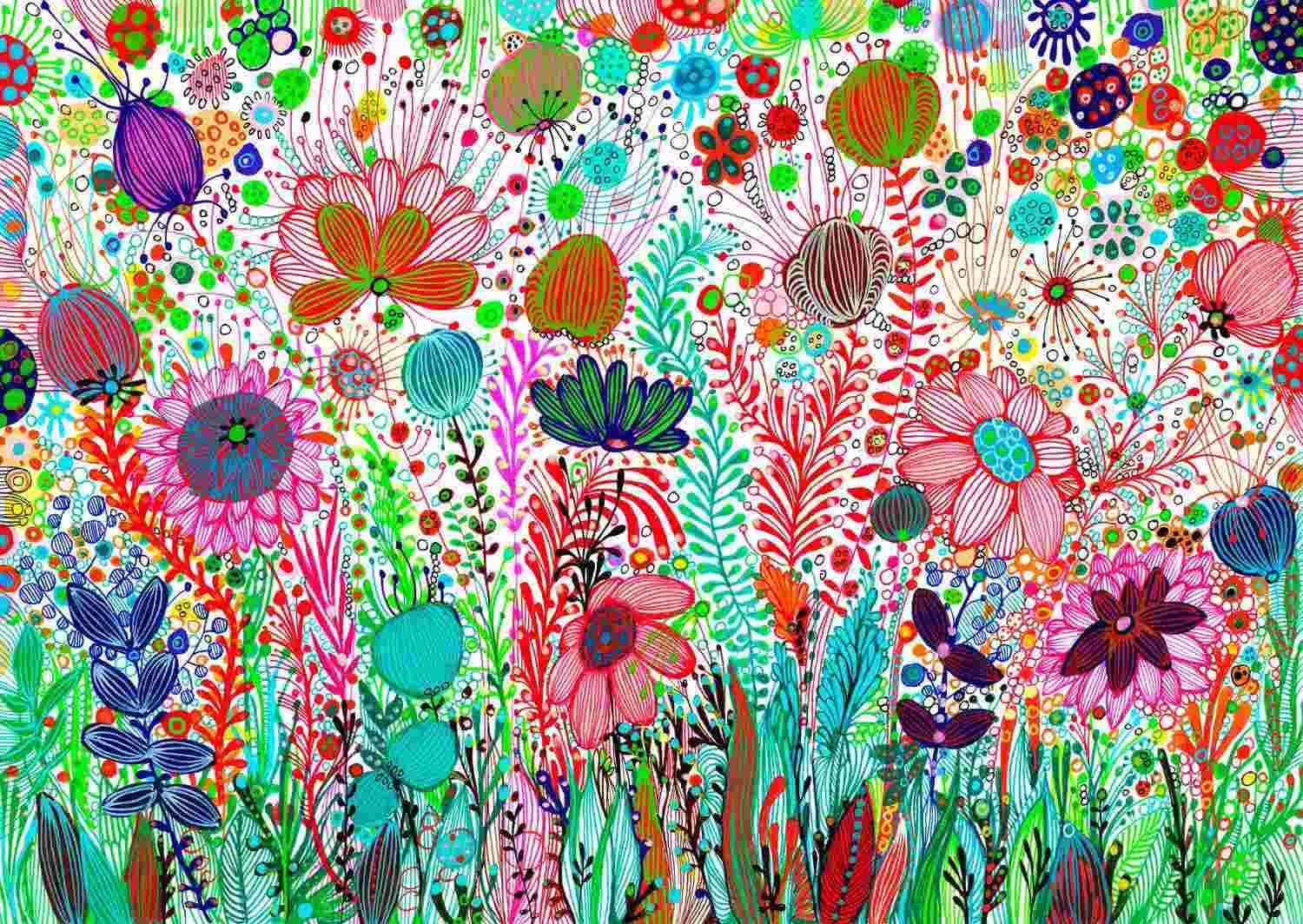 Enjoy - Puzzle Blooming Wilderness - 1000 dielov