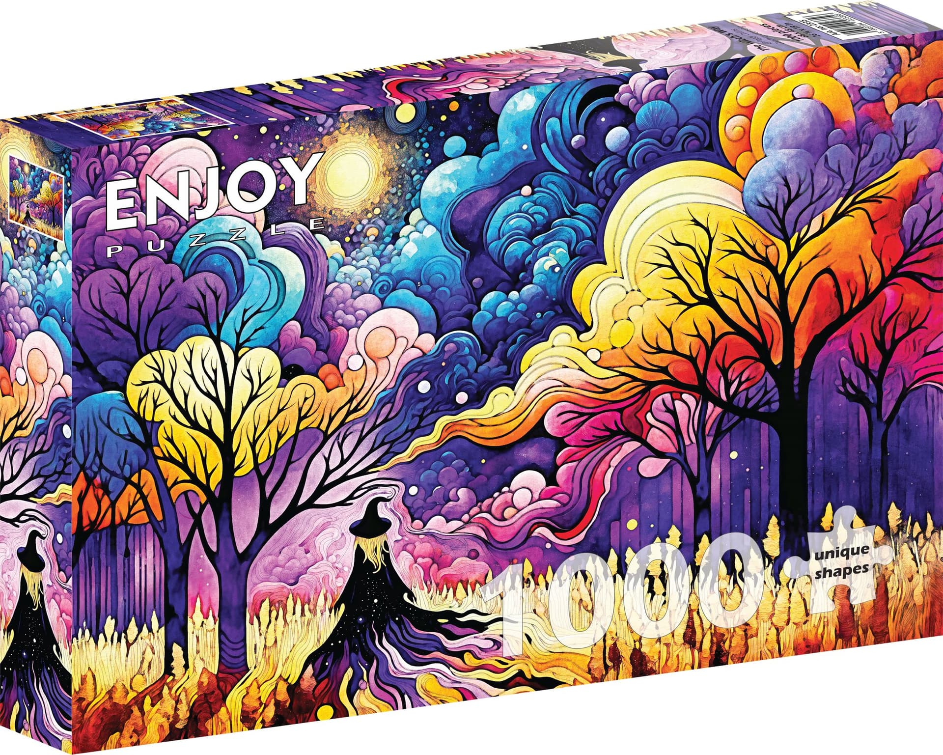 ENJOY Puzzle Cesta čarodějnice 1000 dílků