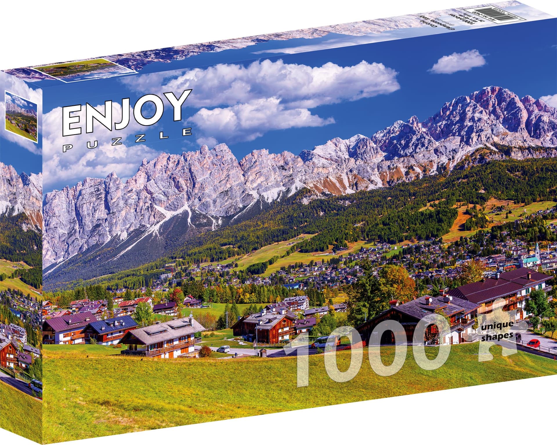 ENJOY Puzzle Cortina d'Ampezzo, Itálie 1000 dílků