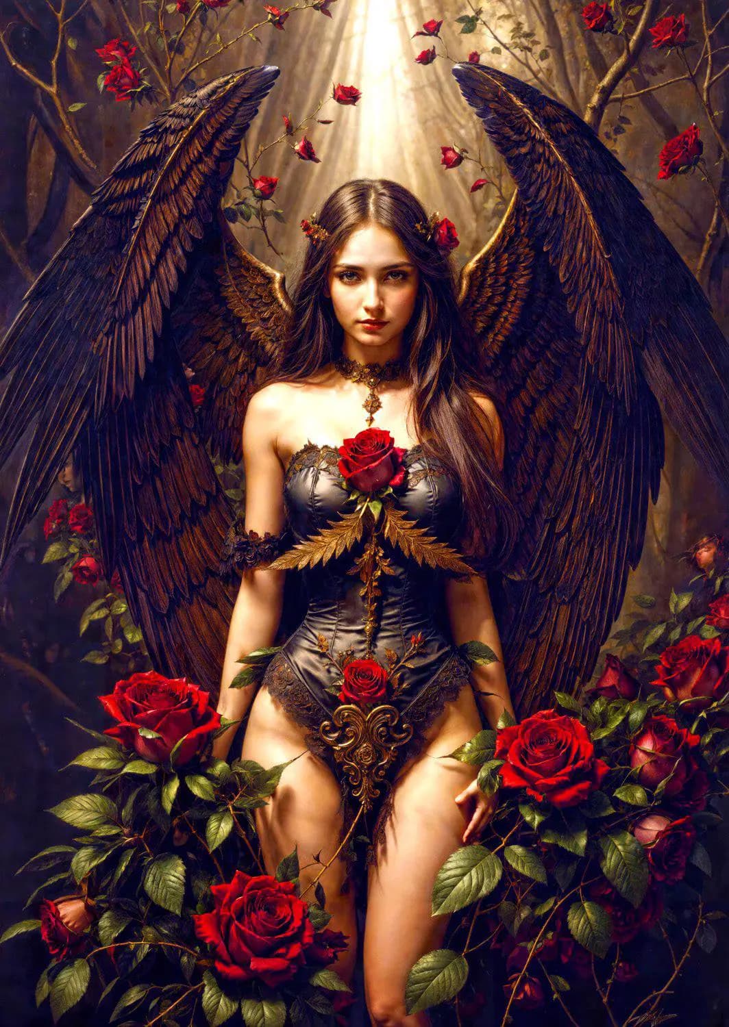 Enjoy - Puzzle Dark Angel - 1000 dielov