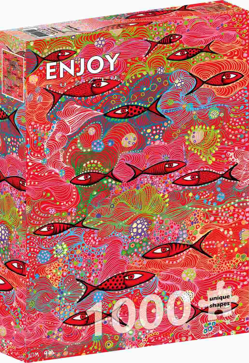 Enjoy - Puzzle Deep Red - 1000 dielov