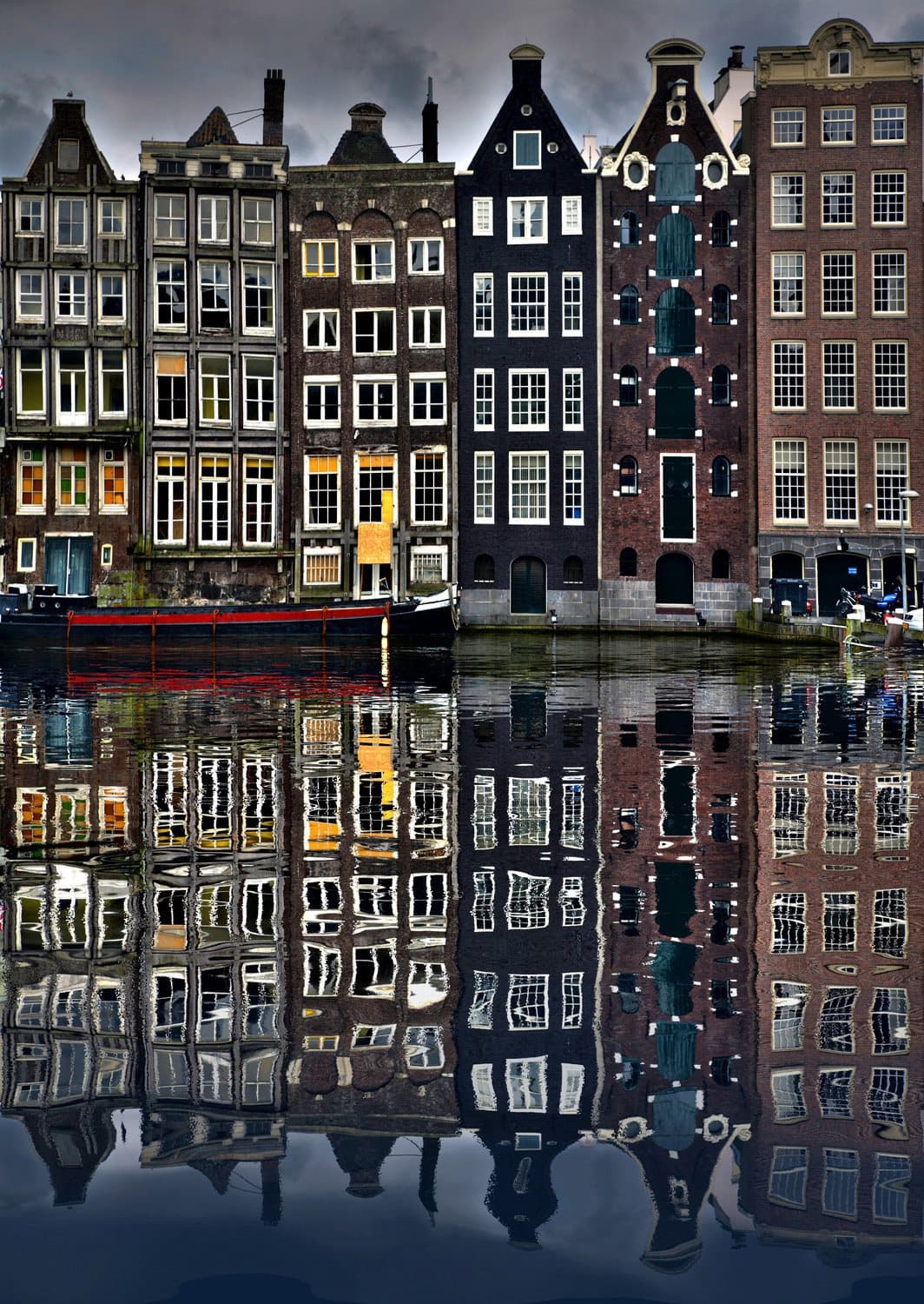 ENJOY Puzzle Domy v Amsterdamu 1000 dílků