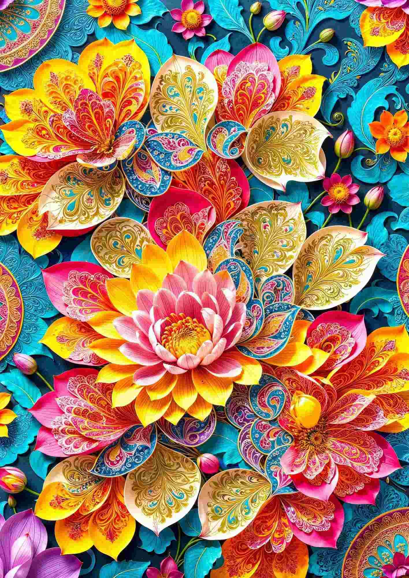 Enjoy - Puzzle Elegant Waterlilies - 1000 dielov