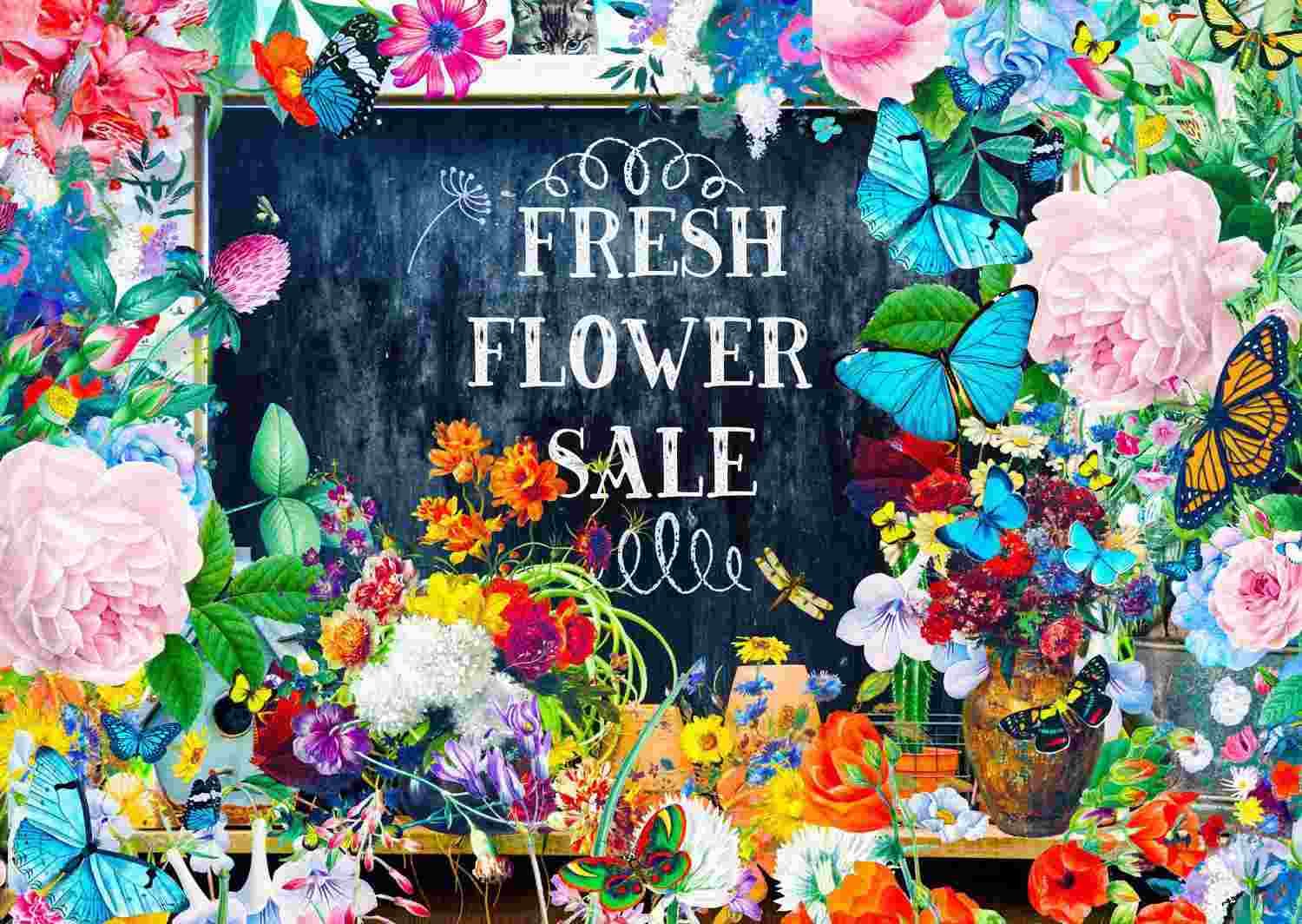 Enjoy - Puzzle Flower Sale - 1000 dielov
