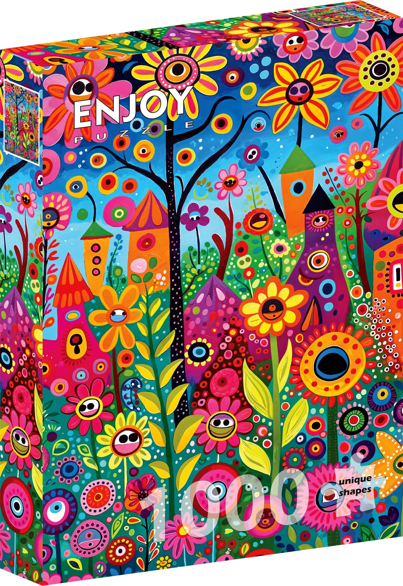 ENJOY Puzzle Hravá zahrada 1000 dílků
