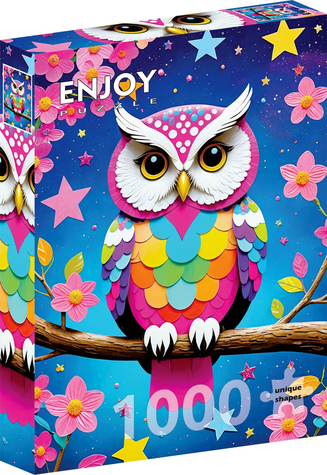 ENJOY Puzzle Hvězdná sova 1000 dílků