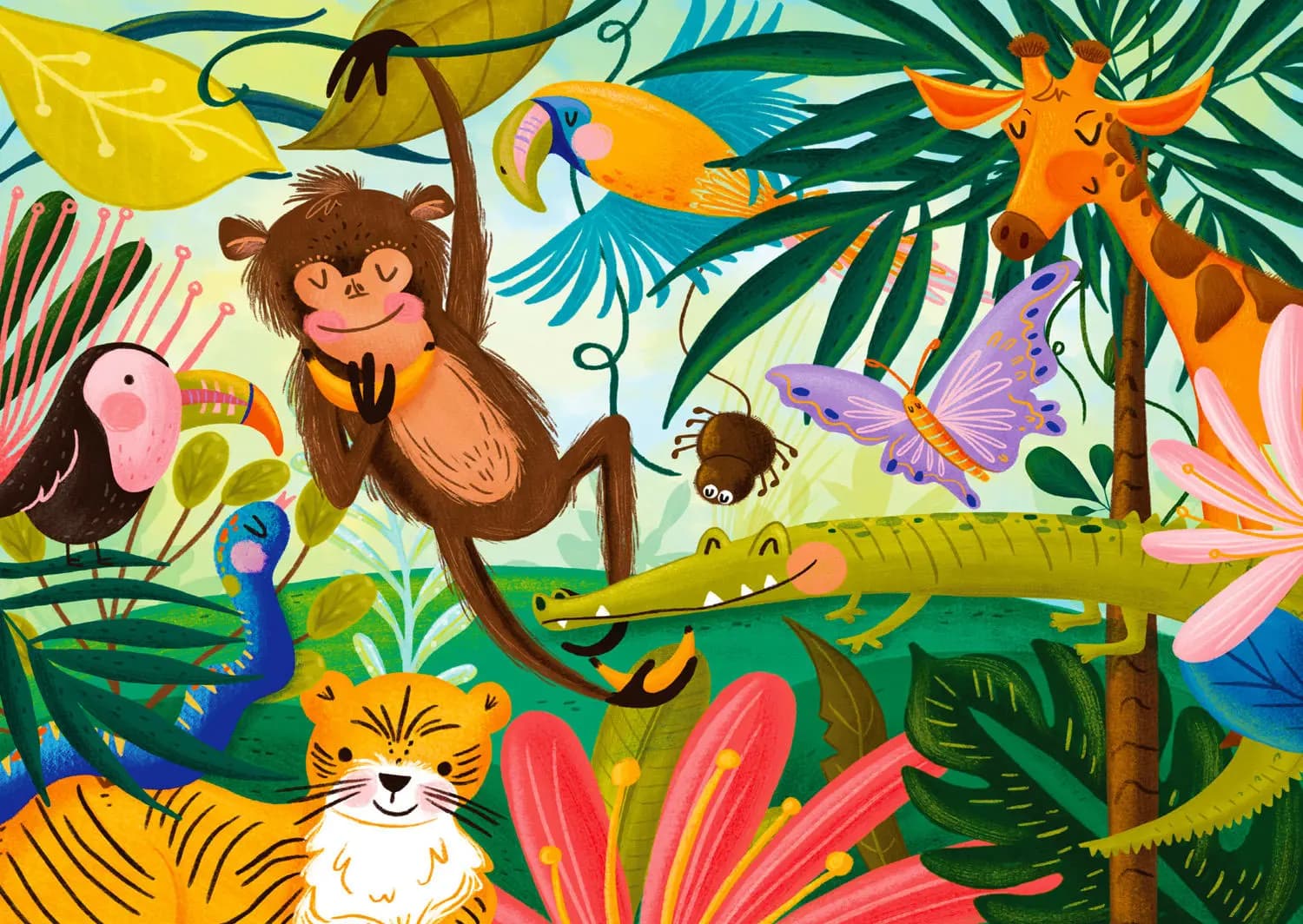 Enjoy - Puzzle In the Jungle - 1000 dielov