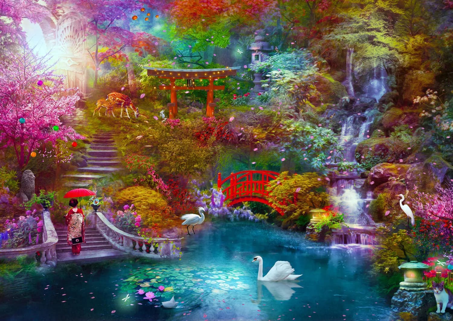 Enjoy - Puzzle Japanese Garden - 1000 dielov