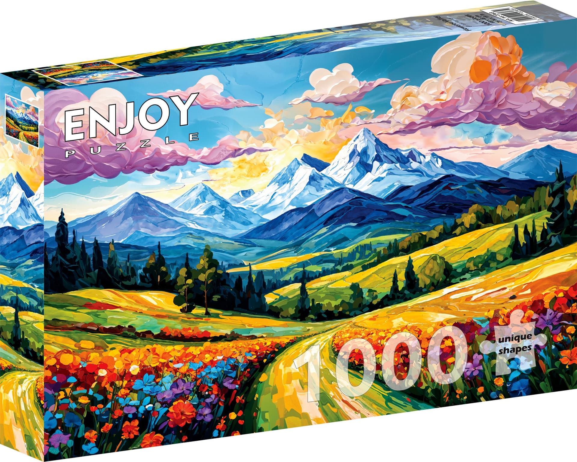 ENJOY Puzzle Květinové údolí 1000 dílků
