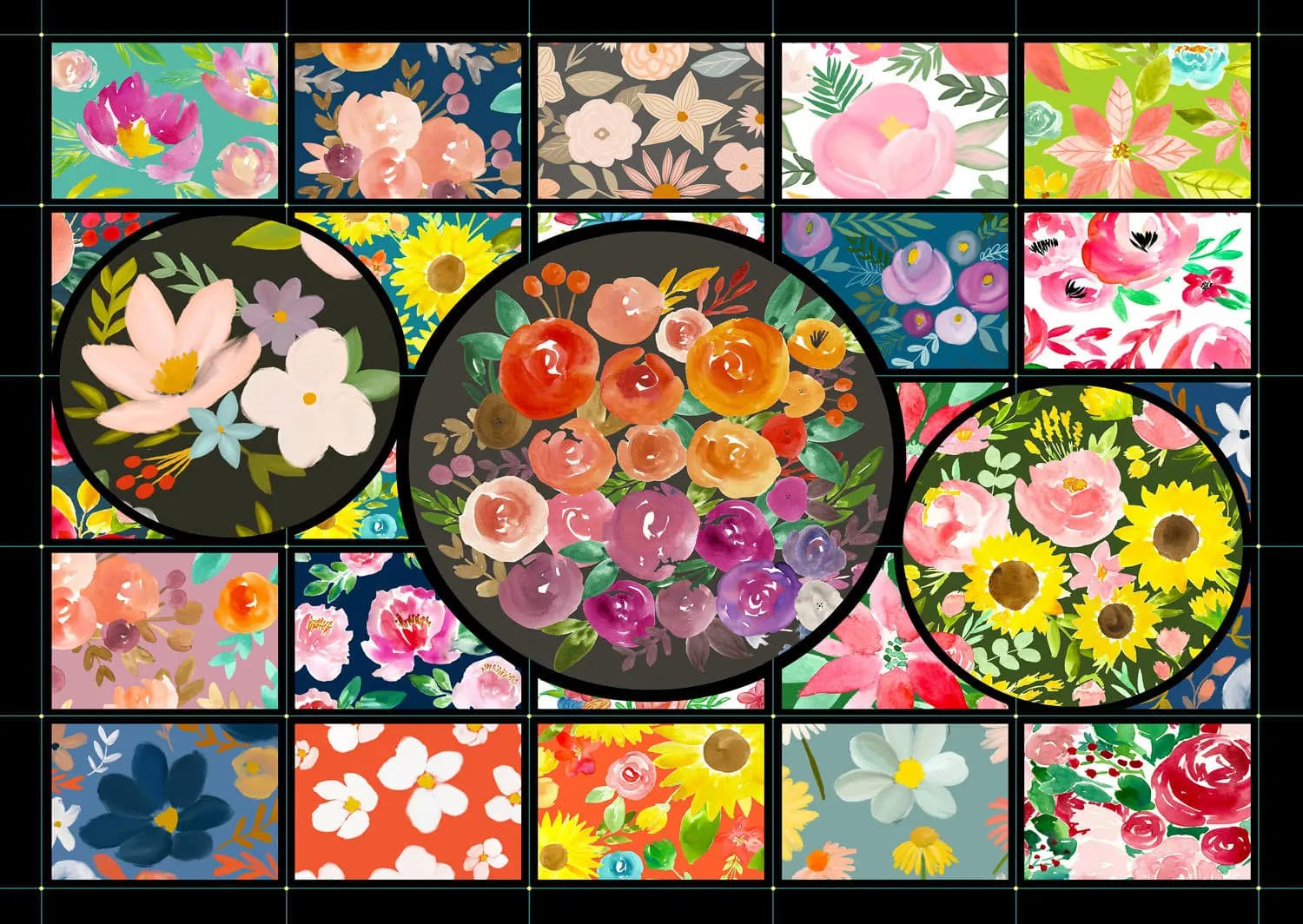 Enjoy - Puzzle Lacy's Flower Garden - 1000 dielov