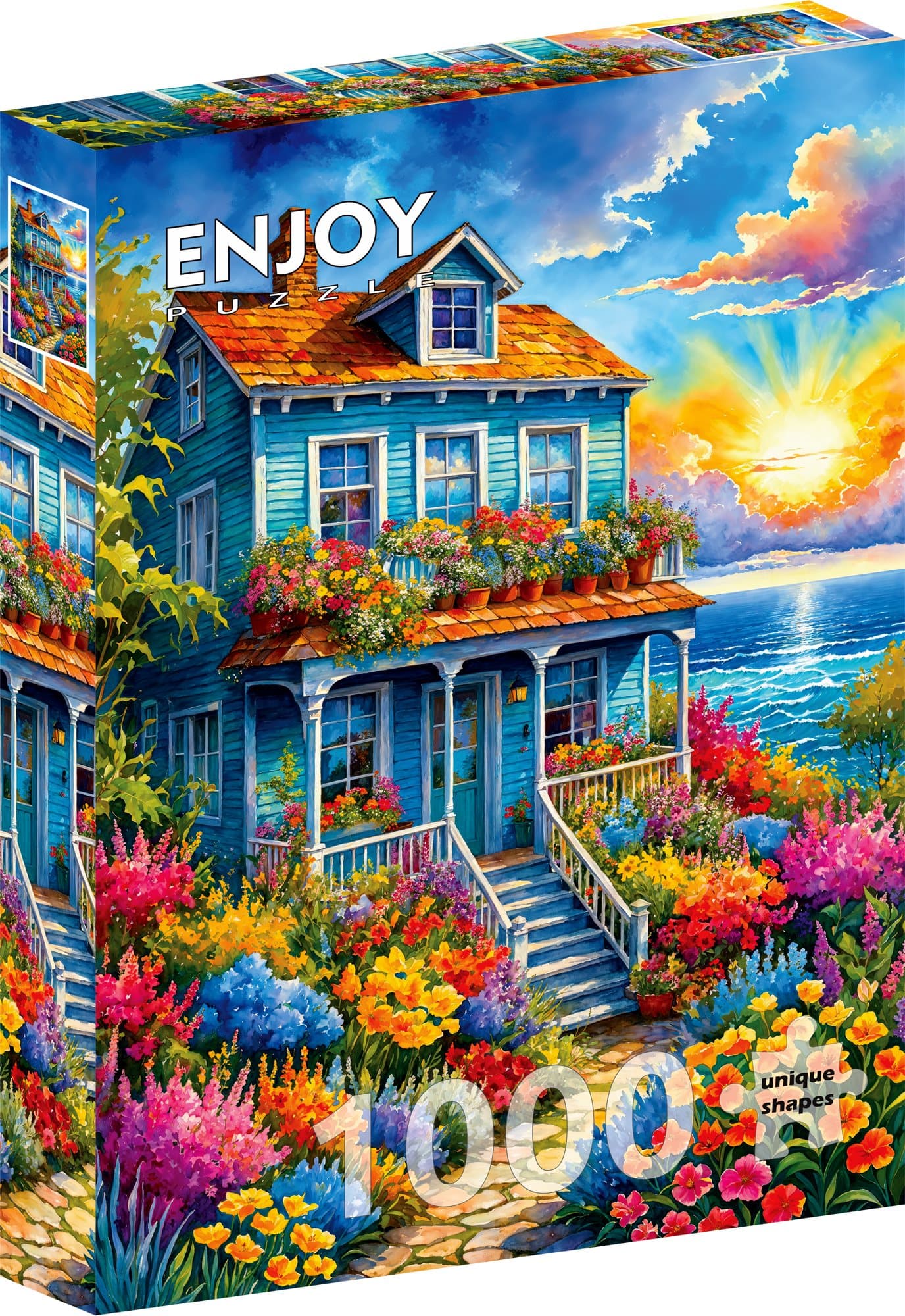 ENJOY Puzzle Oceánská zahrada 1000 dílků