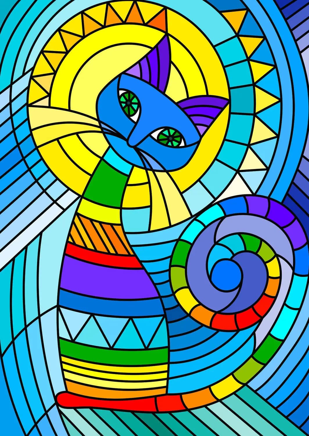 Enjoy - Puzzle Ornamental Cat - 1000 dielov