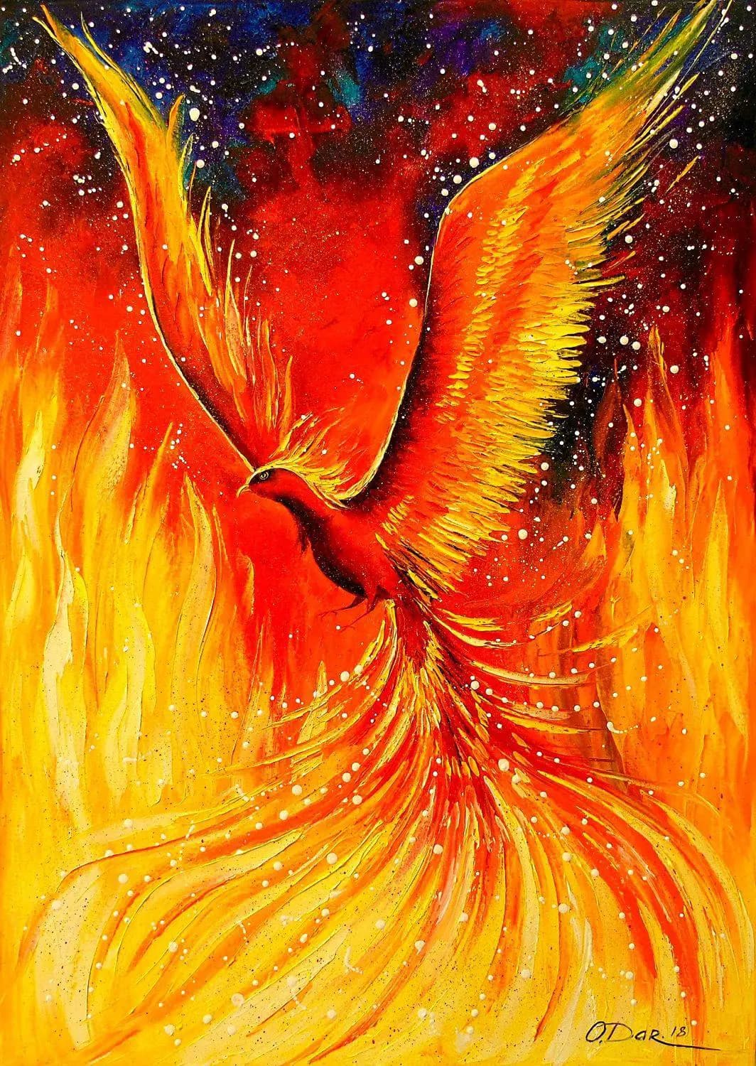 Enjoy - Puzzle Phoenix Bird - 1000 dielov
