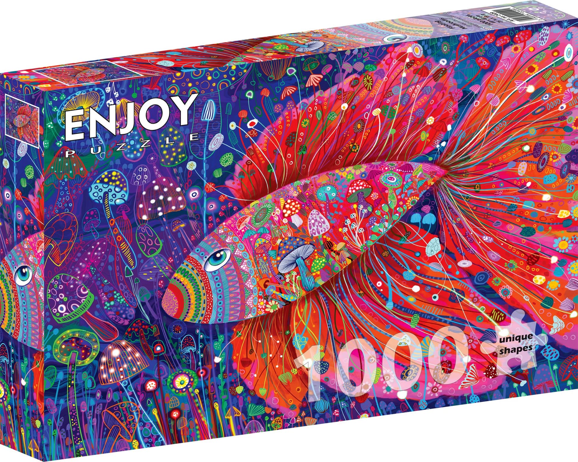 ENJOY Puzzle Plovoucí houby 1000 dílků