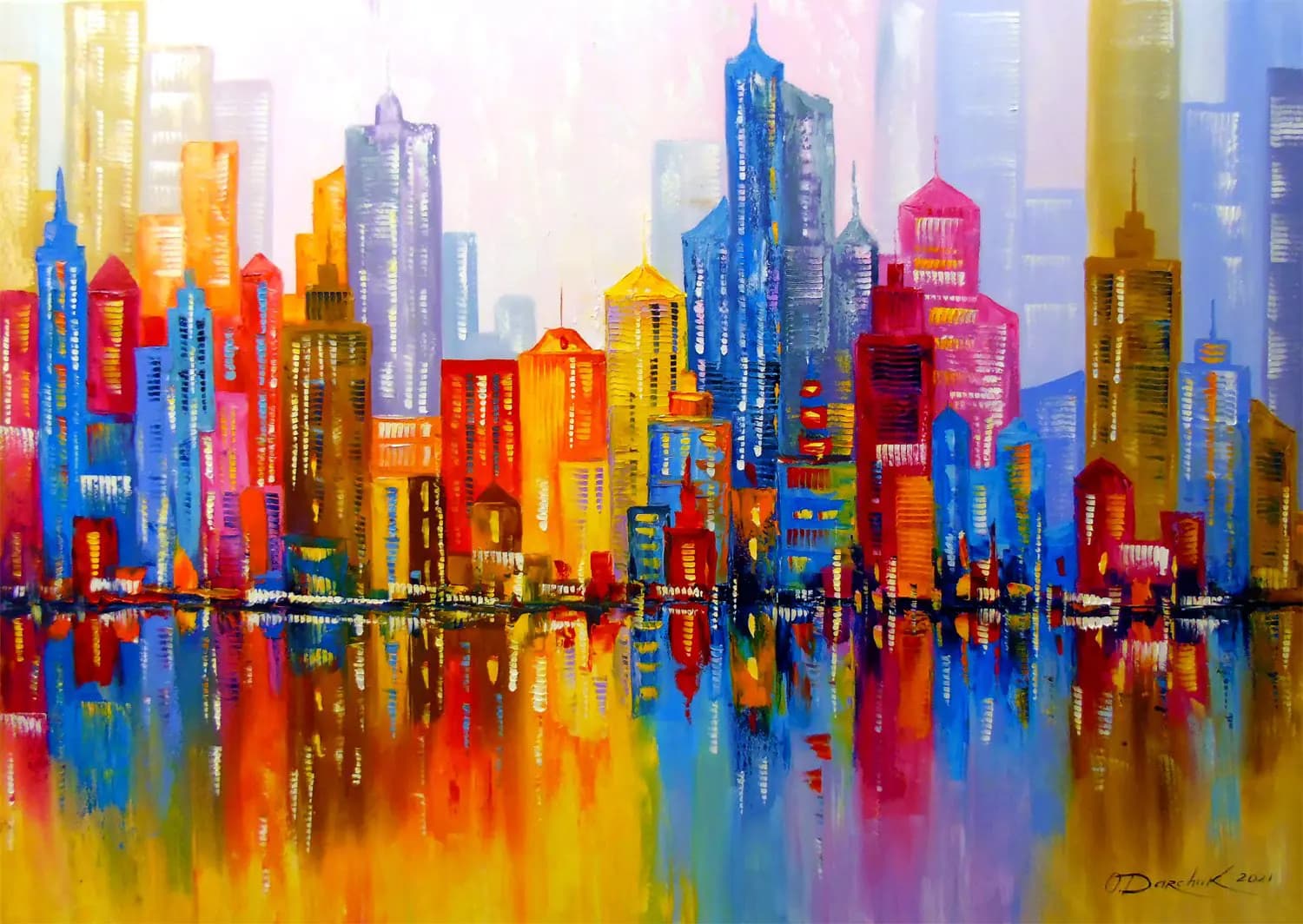Enjoy - Puzzle Rainbow City - 1000 dielov