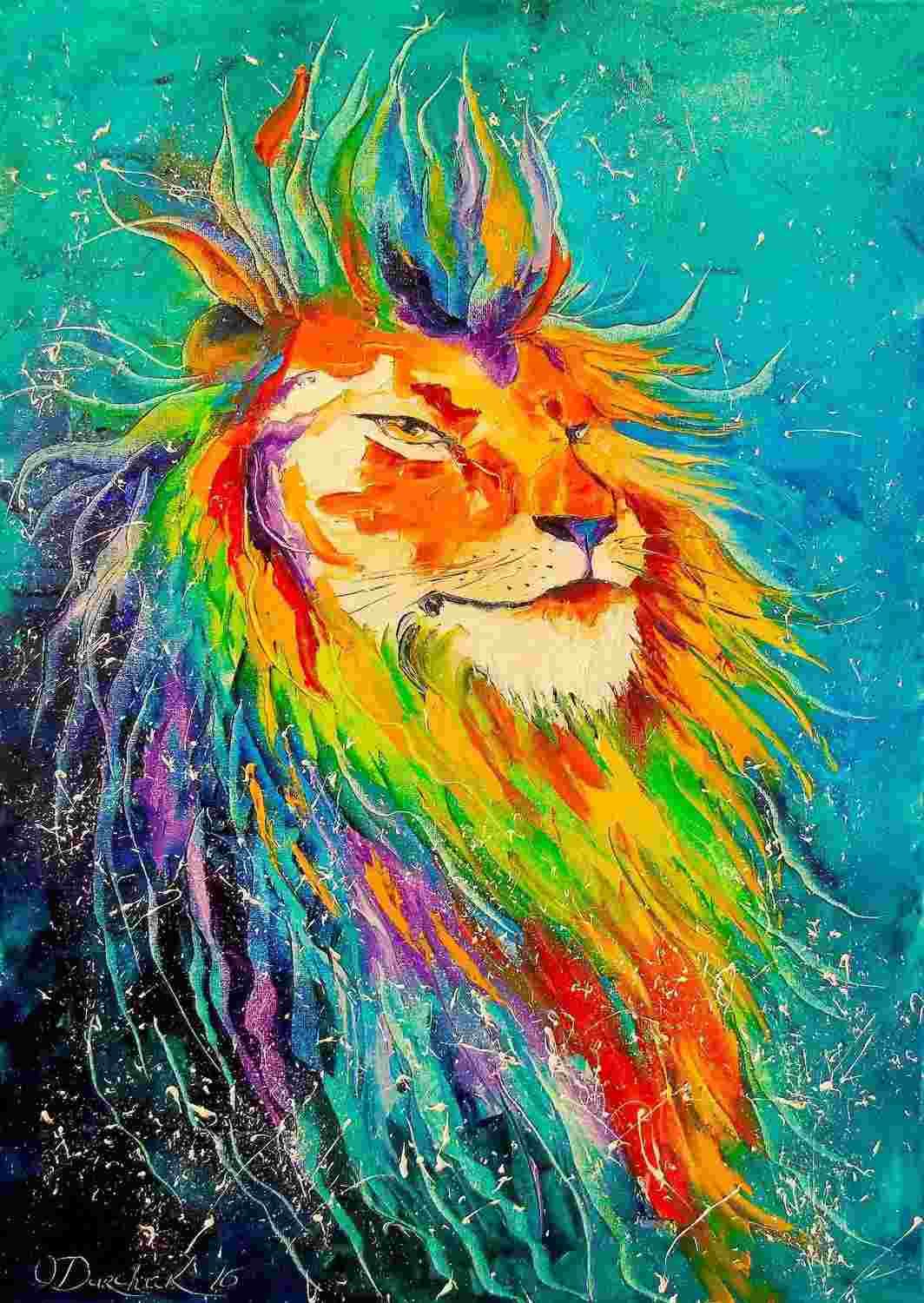 Enjoy - Puzzle Rainbow Lion - 1000 dielov