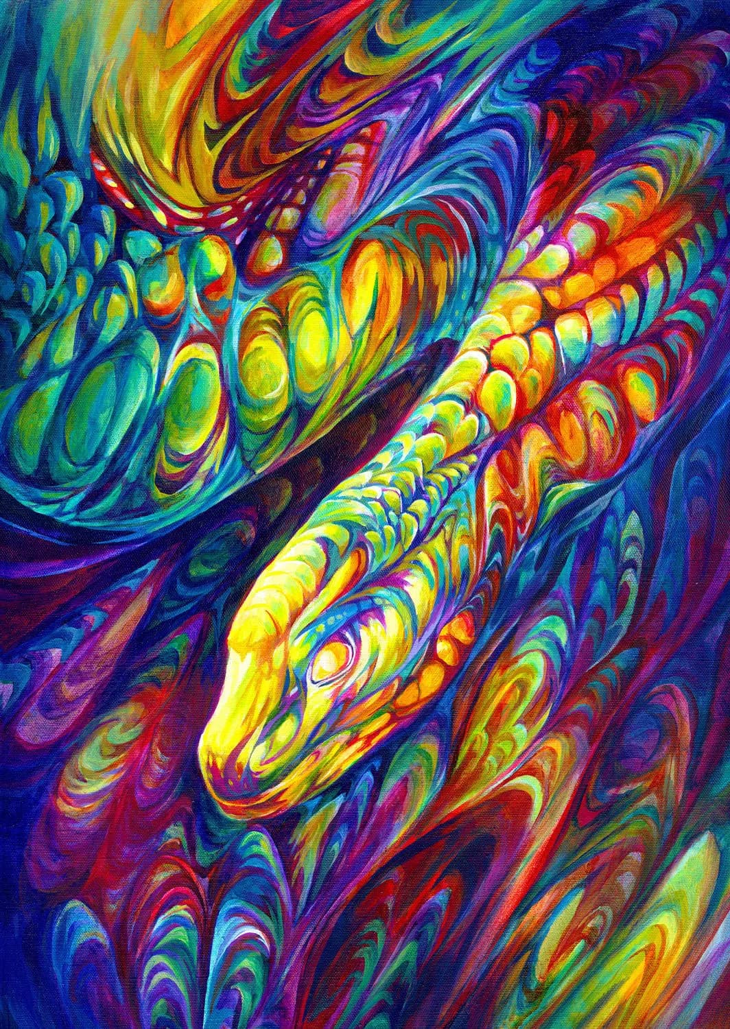 Enjoy - Puzzle Rainbow Snake - 1000 dielov