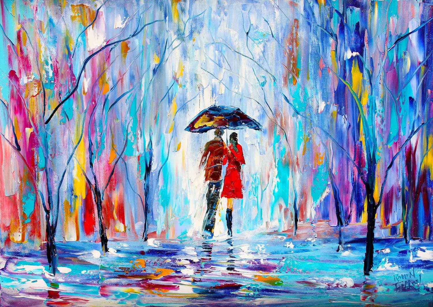 Enjoy - Puzzle Rainy Love - 1000 dielov