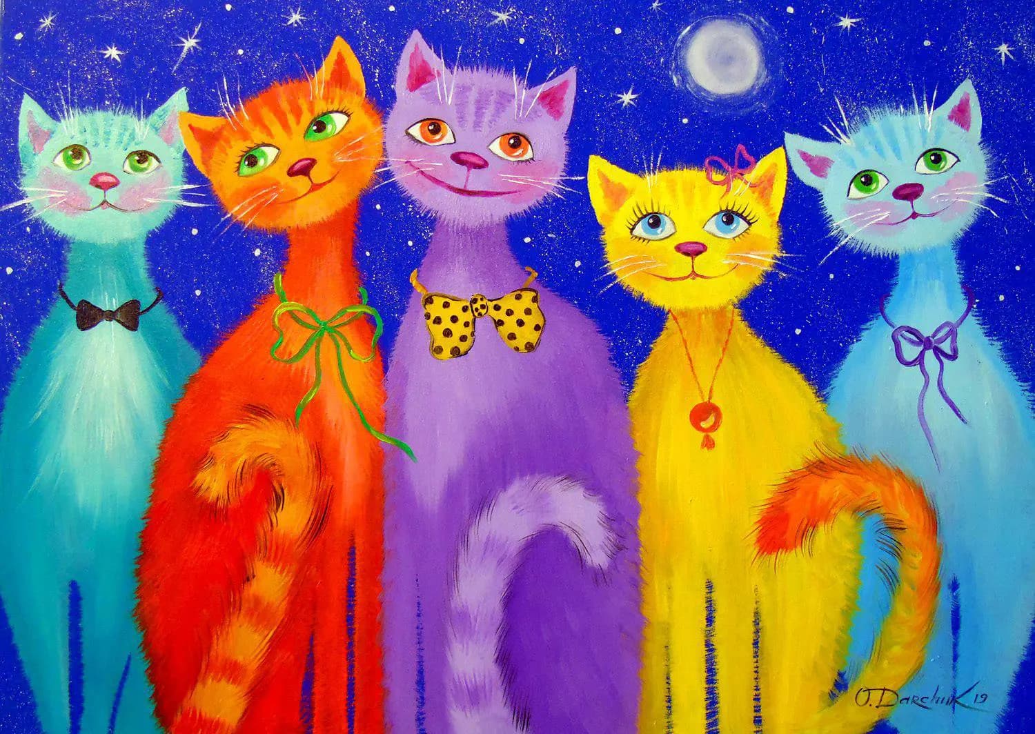 Enjoy - Puzzle Smiling Cats - 1000 dielov