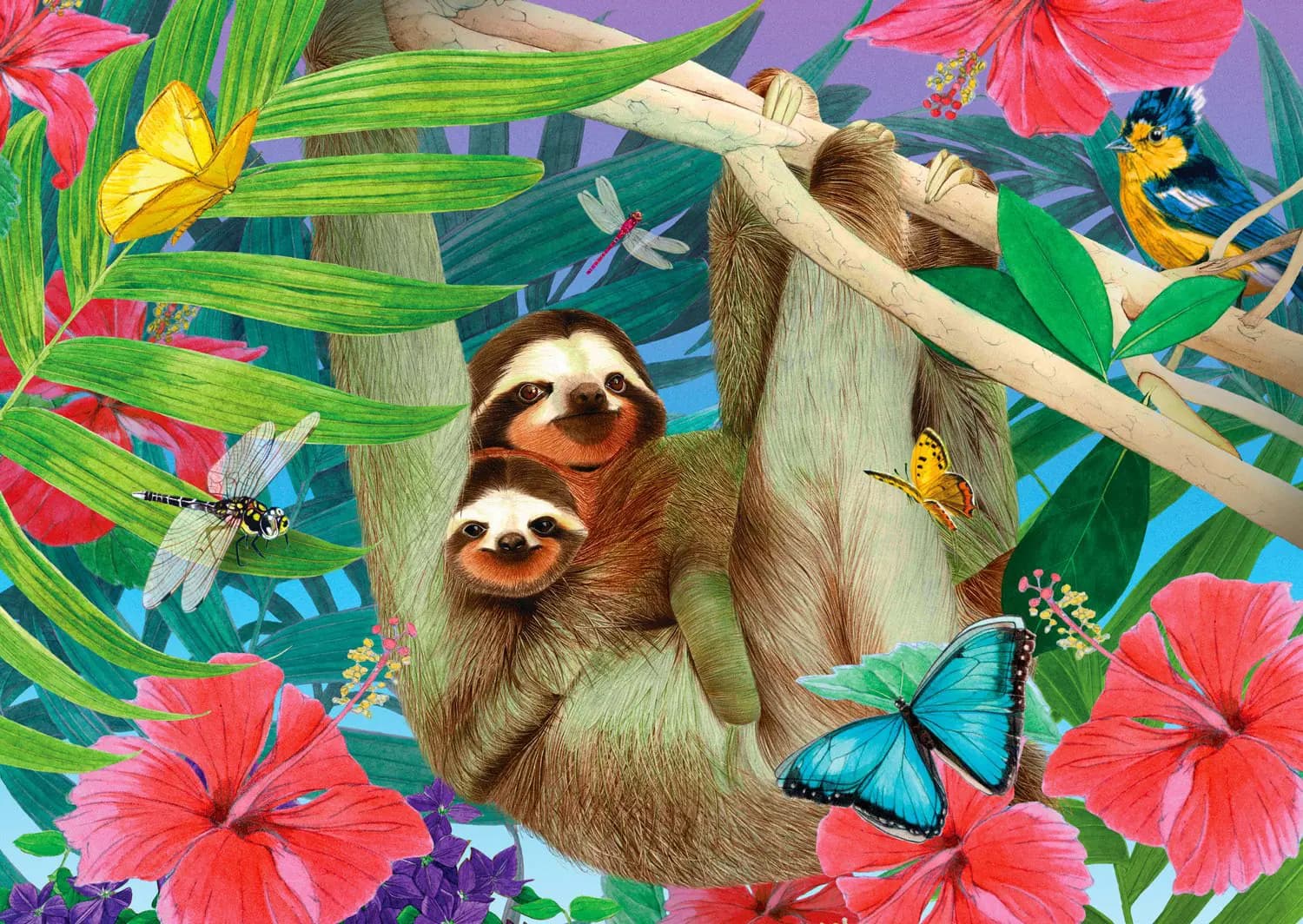 Enjoy - Puzzle Sweet Sloths - 1000 dielov