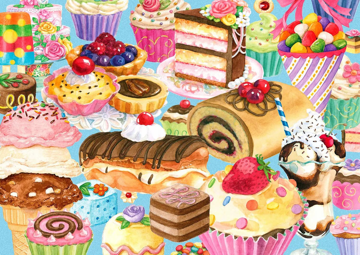 Enjoy - Puzzle Sweet Treats - 1000 dielov