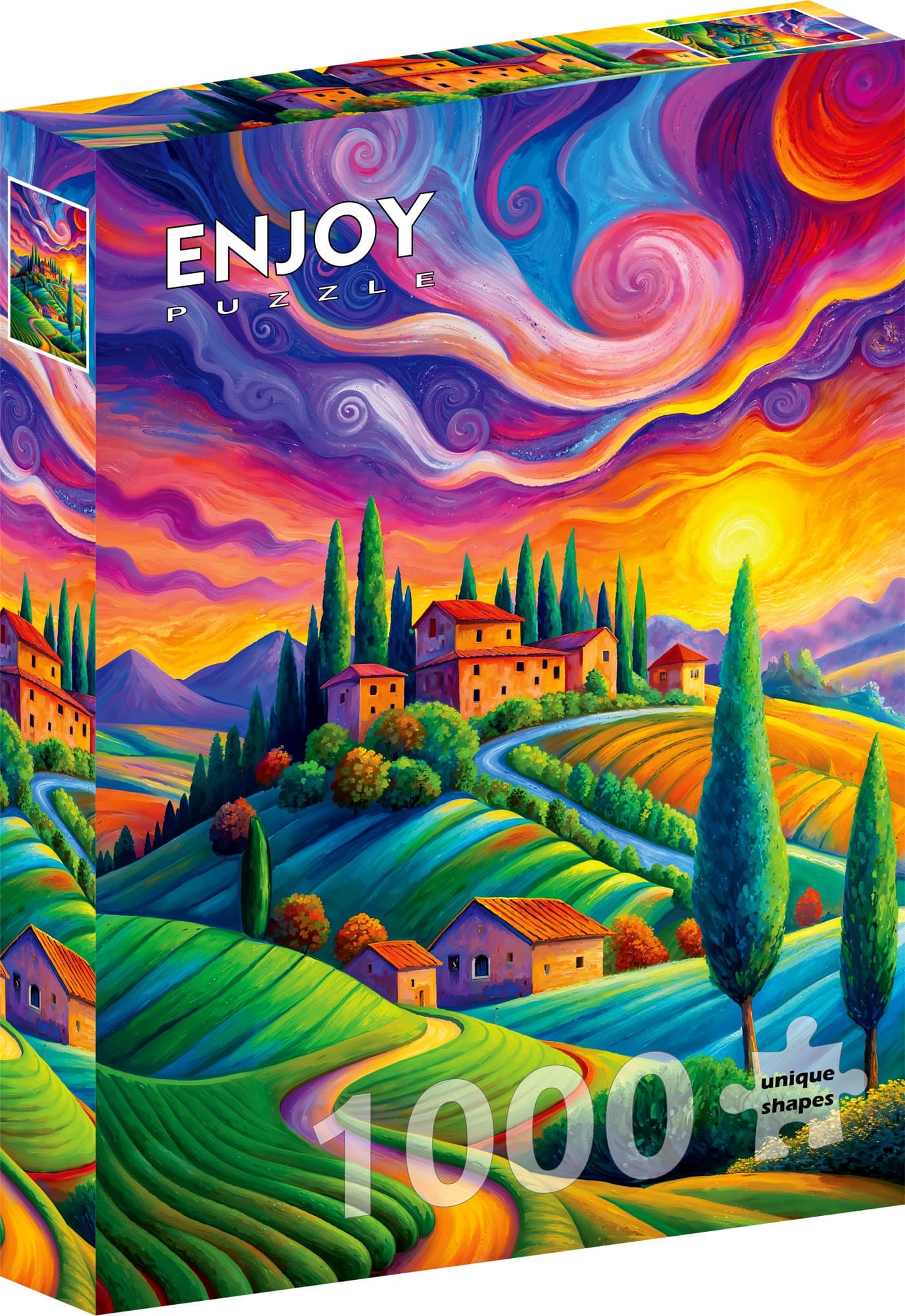 ENJOY Puzzle Toskánské světlo 1000 dílků