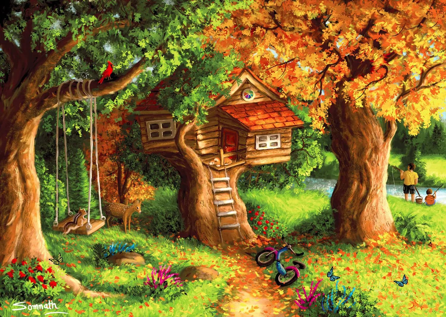 Enjoy - Puzzle Tree House - 1000 dielov