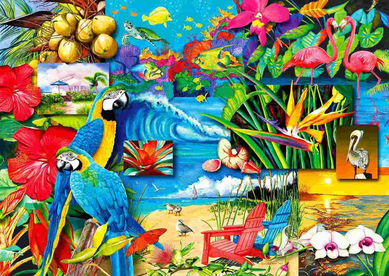 Enjoy - Puzzle Tropical Treasures - 1000 dielov
