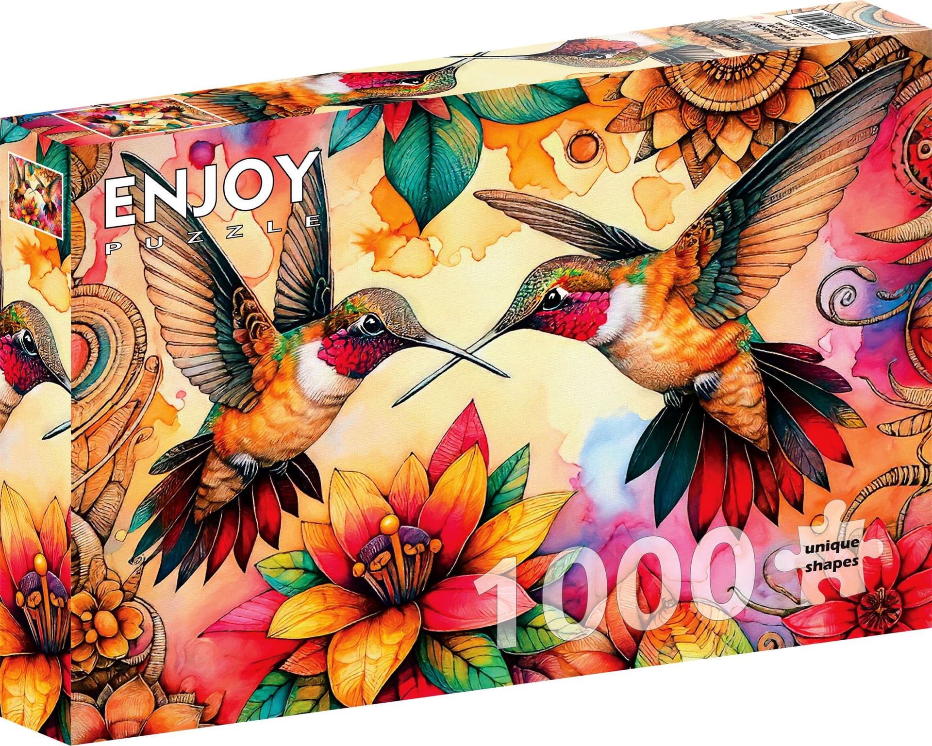 ENJOY Puzzle Útočiště kolibříků 1000 dílků