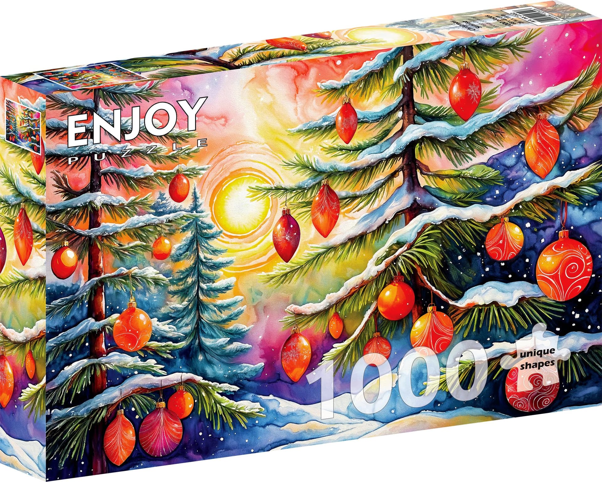 ENJOY Puzzle Vánoční východ slunce 1000 dílků