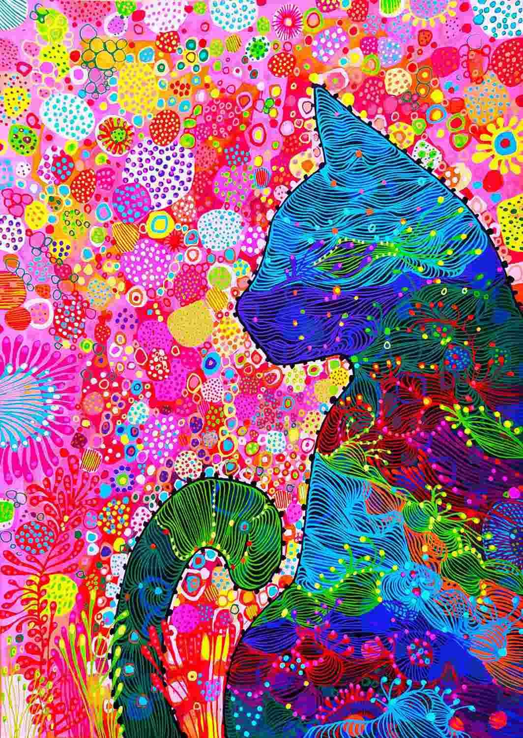 Enjoy - Puzzle Wandering Cat - 1500 dielov