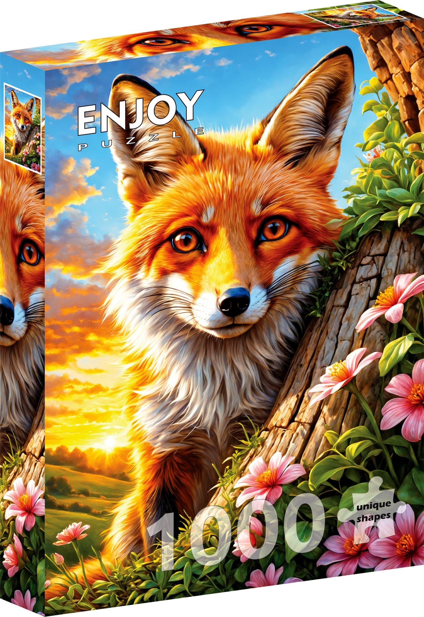 ENJOY Puzzle Zvědavá liška 1000 dílků