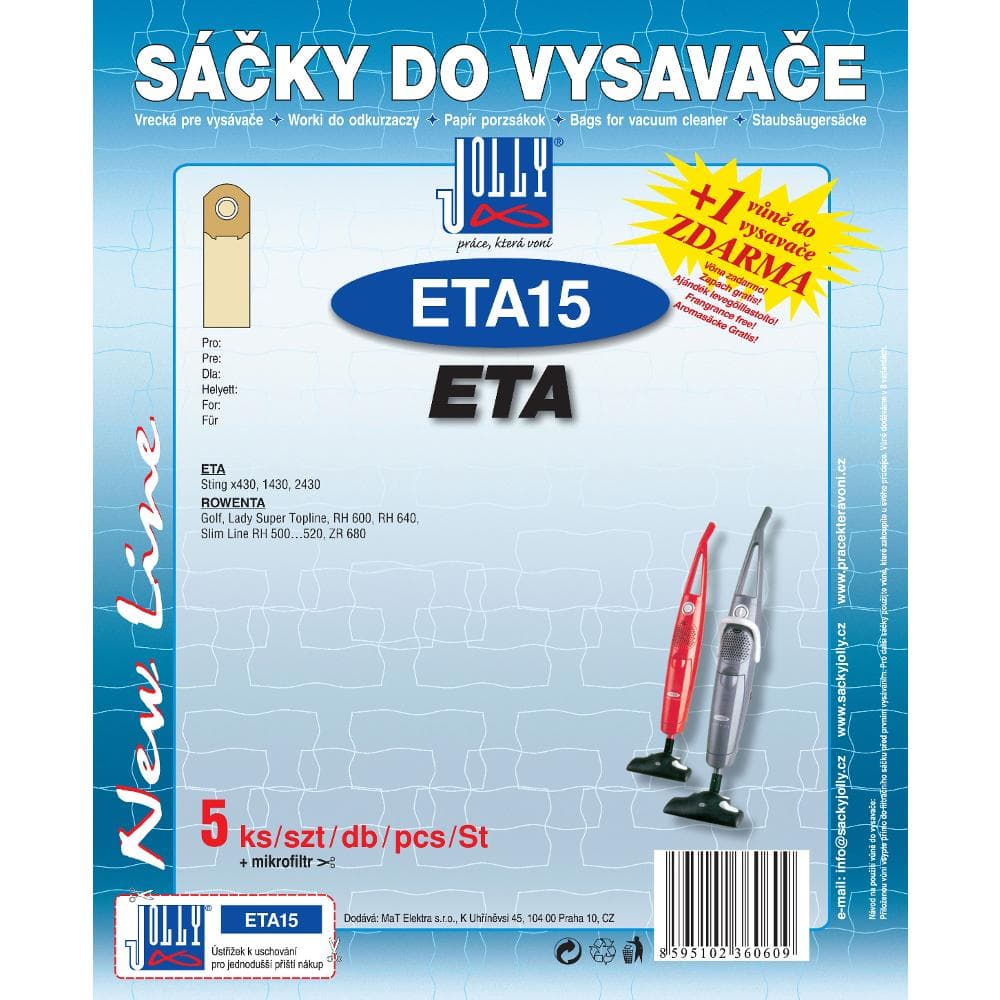 ETA 15 SÁČEK DO VYSÁVAČE JOLLY