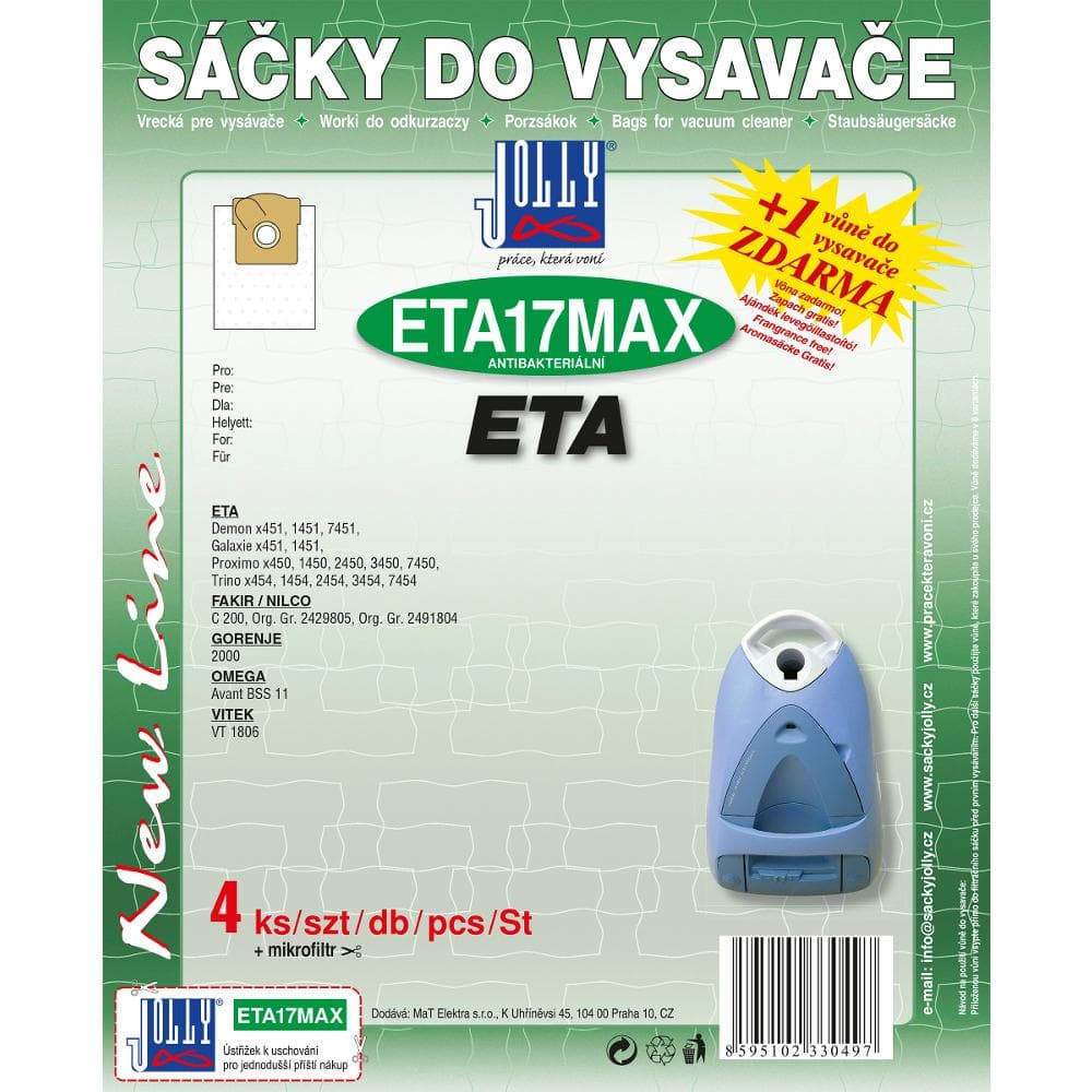 ETA 17 MAX vrecko do vysávača JOLLY