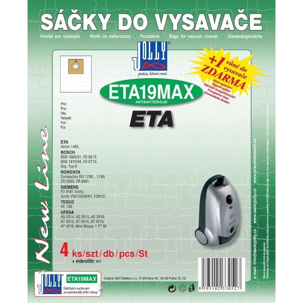 ETA 19 MAX vrecko do vysávača JOLLY