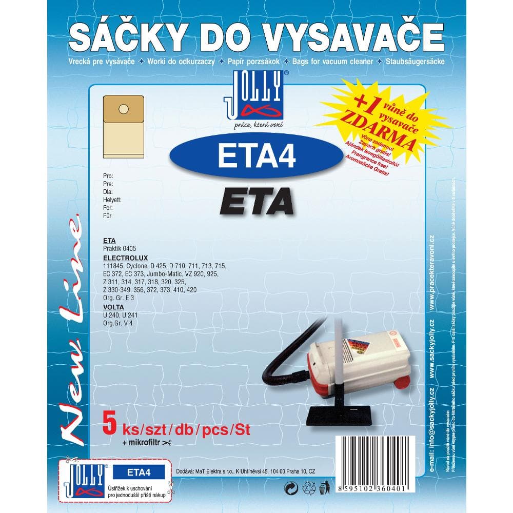 ETA 4 vrecko do vysávača JOLLY