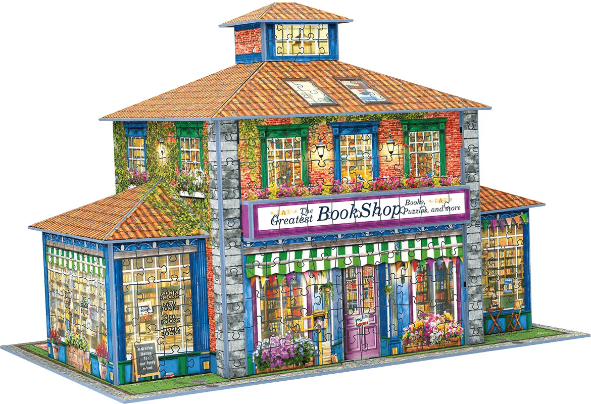 EUROGRAPHICS 3D puzzle Knihkupectví 1389 dílků