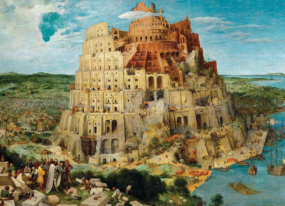 EUROGRAPHICS Puzzle Babylonská věž 1000 dílků