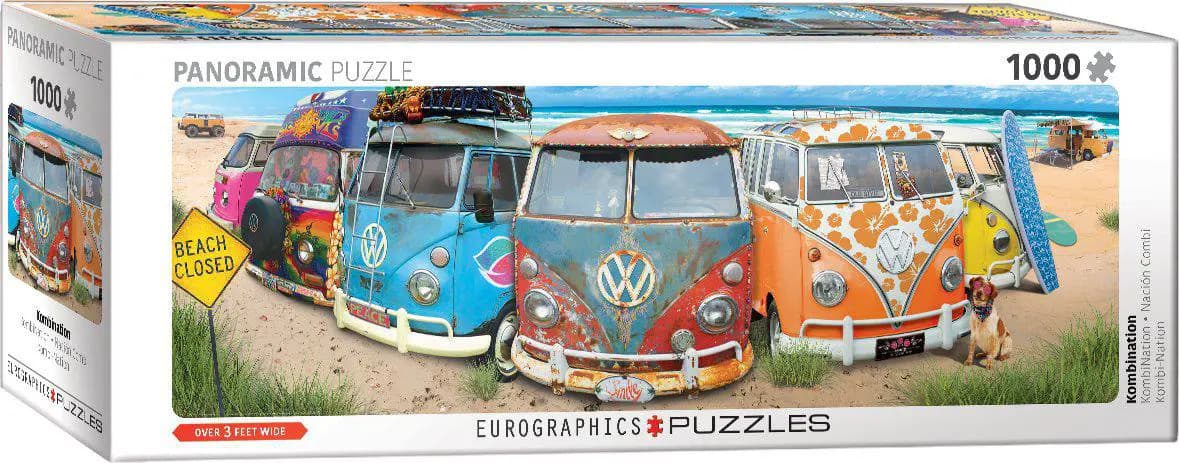 Eurographics - Puzzle Colorful buses - 1000 dielov