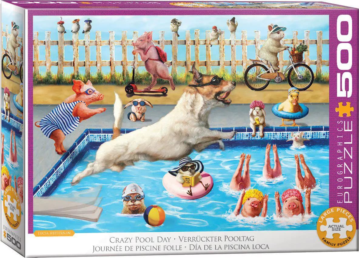 Eurographics - Puzzle Crazy Pool Day - 500 dielov