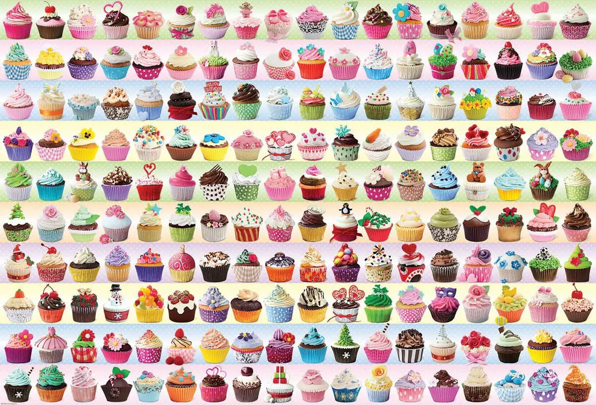Eurographics - Puzzle Cupcake Schatz - 2000 dielov
