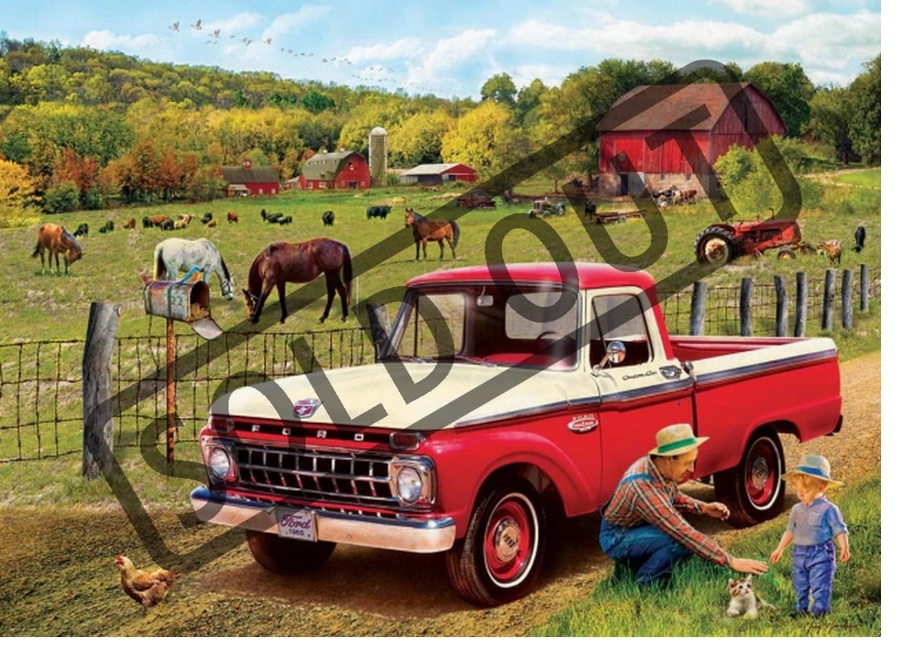 EUROGRAPHICS Puzzle Dědečkovo auto 1000 dílků