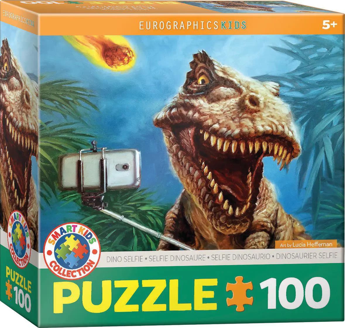 Eurographics - Puzzle Dino Selfie - 100 dielov