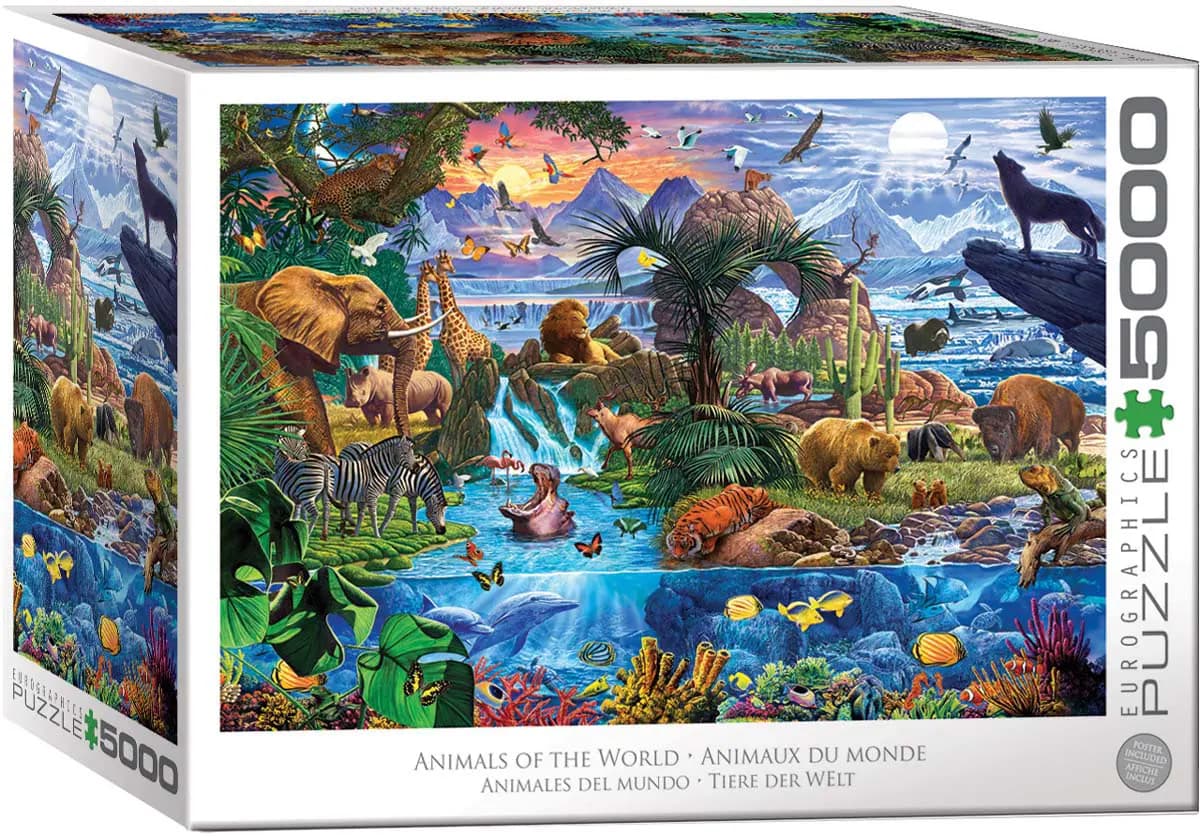 Eurographics - Puzzle Earth Wildlife - 5000 dielov