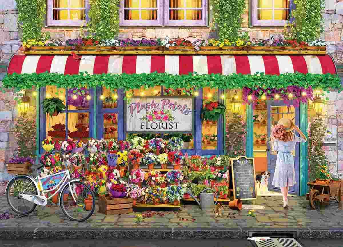 Eurographics - Puzzle Flower shop - 1000 dielov