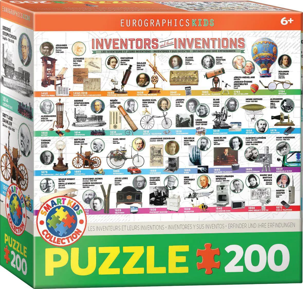 Eurographics - Puzzle Great Inventions - 200 dielov