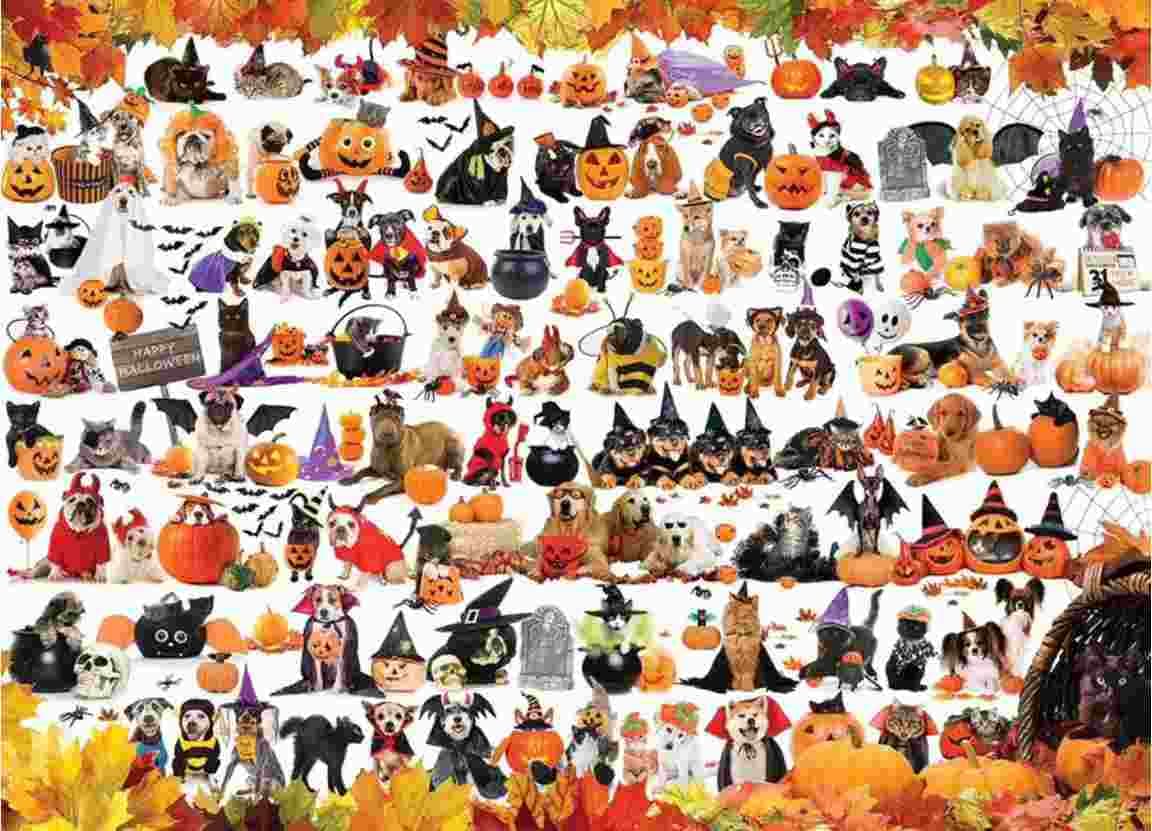 Eurographics - Puzzle Halloween Pets - 1000 dielov