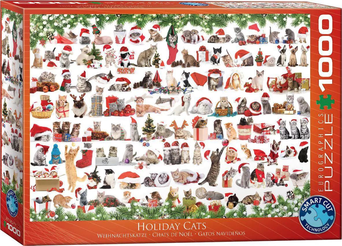 Eurographics - Puzzle Holiday cats - 1000 dielov