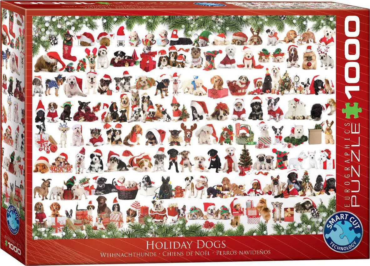 Eurographics - Puzzle Holiday dogs - 1000 dielov